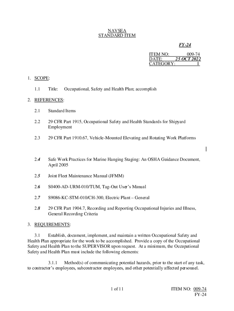 009 74 FY 24 NAVSEA STANDARD ITEM FY 24 ITEM NO  Form