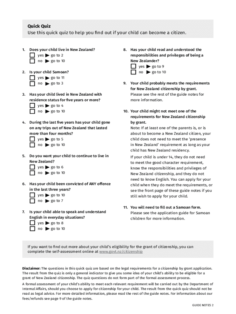  Application for Nz Citizenship Form Fill Out and Sign 2023-2024