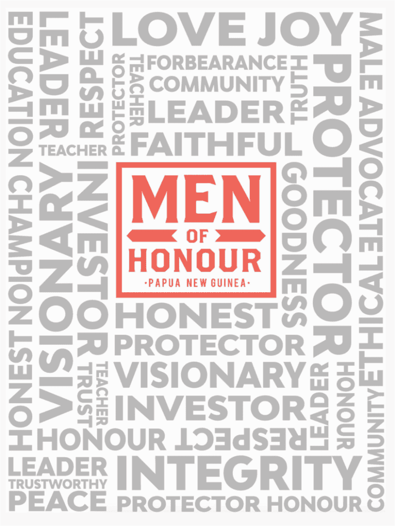 MEN of Honor AWARD INFORMATION Men of Honor is an