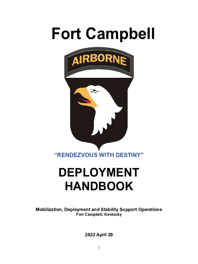  Deployment Support Services FORT CAMPBELL 2022-2024