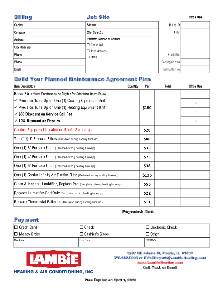  Mandatory Krcher Full Service Maintenance Agreement 2023-2024