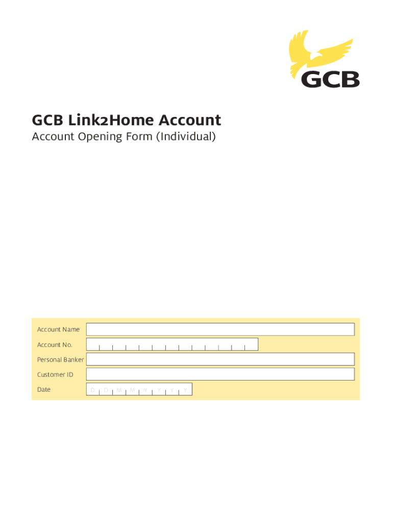  Gcb Link to Home Account Fill Out &amp;amp; Sign Online 2018-2024