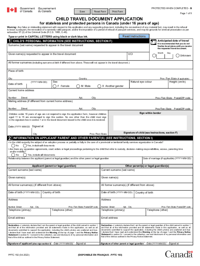 Pptc190 PDF Save Reset Form Protected When Completed 2023-2024