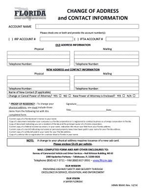 Get and Sign Fl Change Address Form 2014