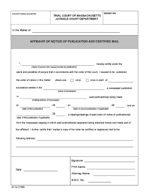 Affidavit for School Leaving Certificate  Form