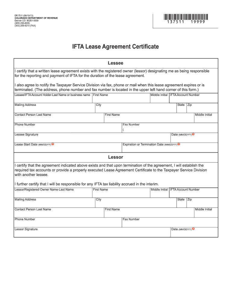  Dr 7511 Form 2013