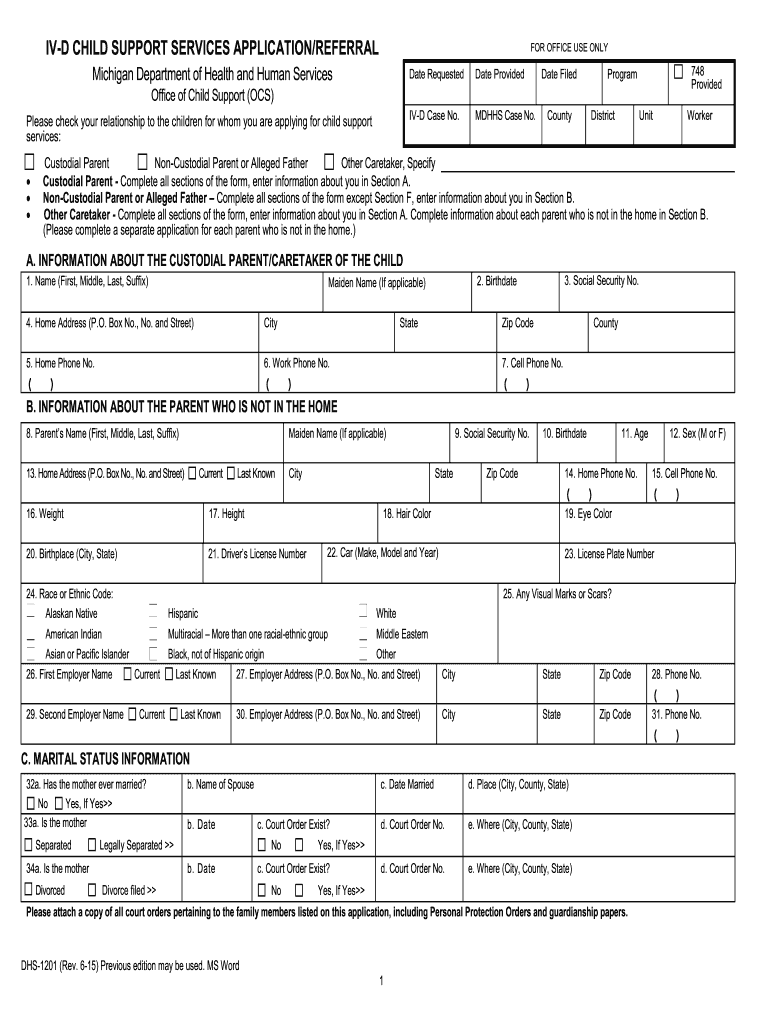  Mi Child Support 2015-2024