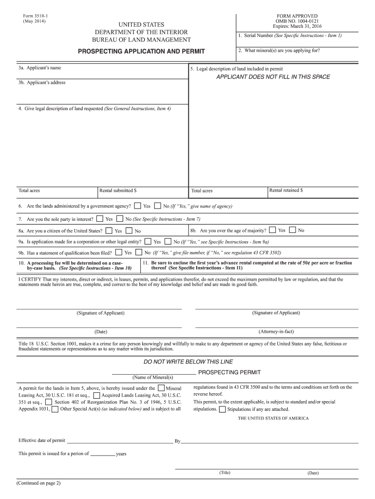 Get and Sign Form 3510