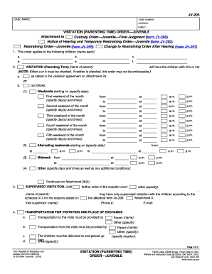 Jv 205  Form