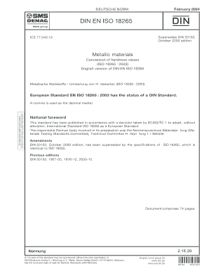 Din 50150 PDF  Form