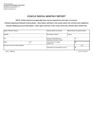 Co Monthly Report  Form