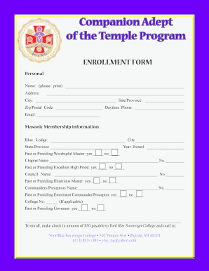 Companion Adept of the Temple  Form