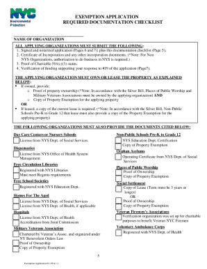  Water Exemption Form 2014-2024