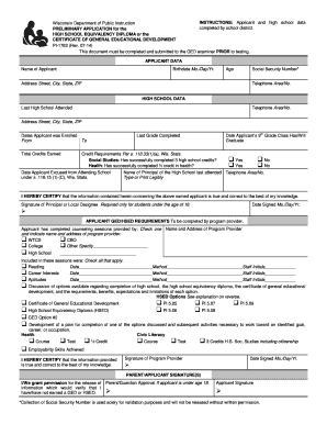  DPI Form PI 1783  Dpi Wi 2014