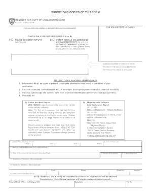 For EACH RECORD DESIRED, a SEPARATE APPLICATION is REQUIRED Nyc  Form
