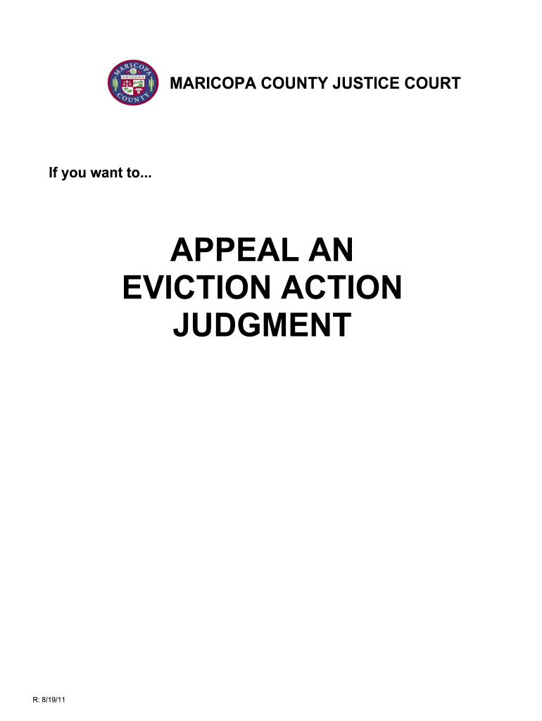  Appeal an Eviction Action Judgment  Maricopa County Justice Courts  Justicecourts Maricopa 2011-2024