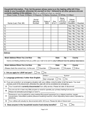 Lieap Application Kansas Print Out  Form