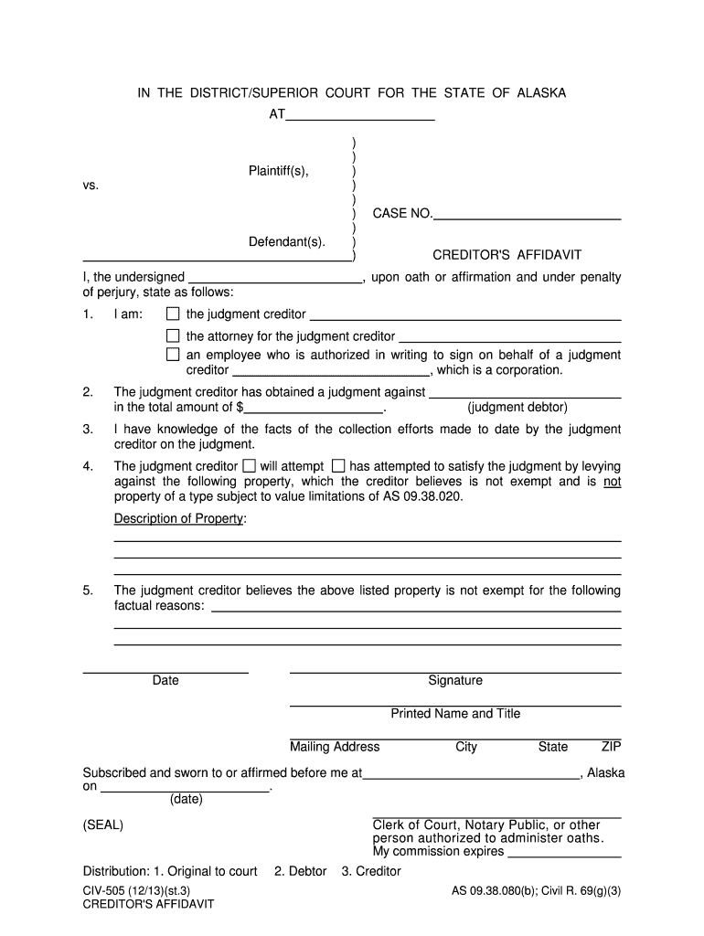 Civ 505  Form