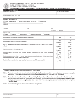 Printable Assisted Living Documentation Forms