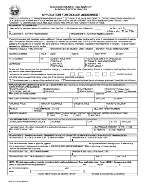 Dealer Assignment Form