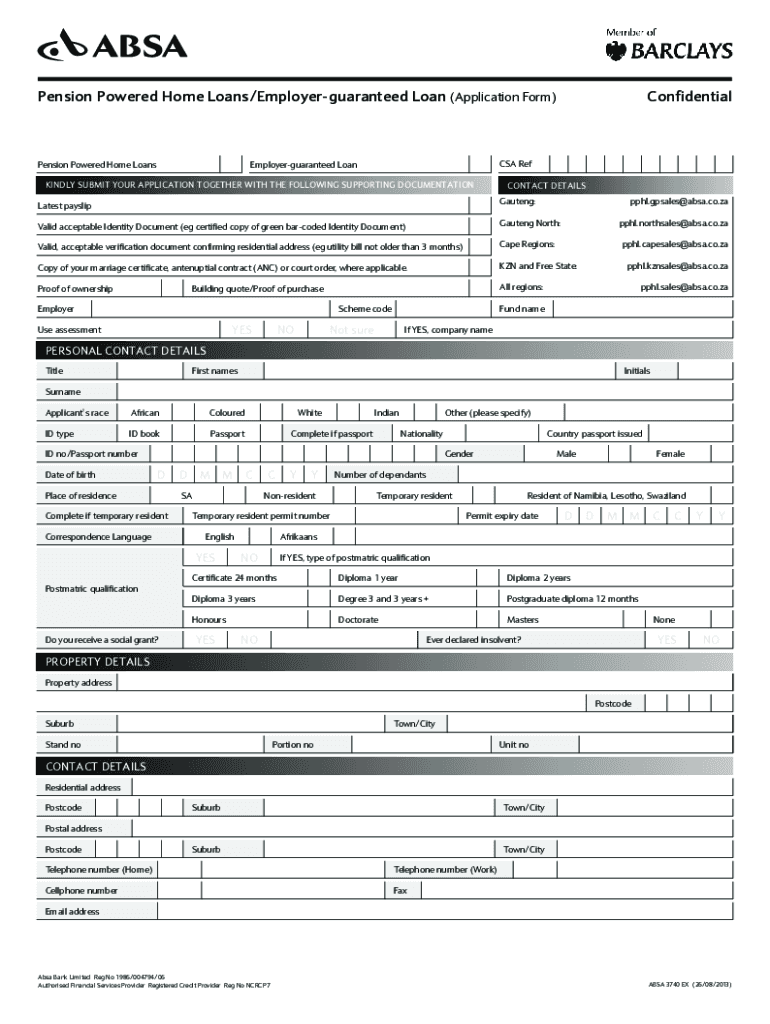Form Absa 3740 Ex Fill Out Printable PDF Forms Online