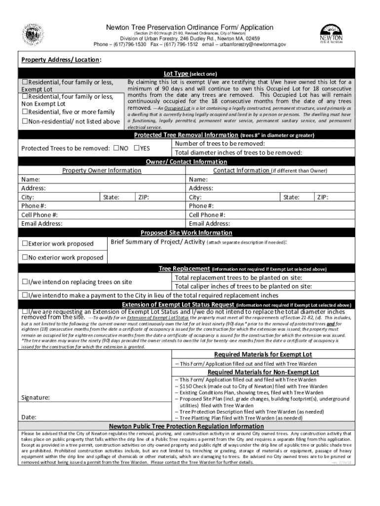 City Ordinances and CharterCity of Newton, MA  Form