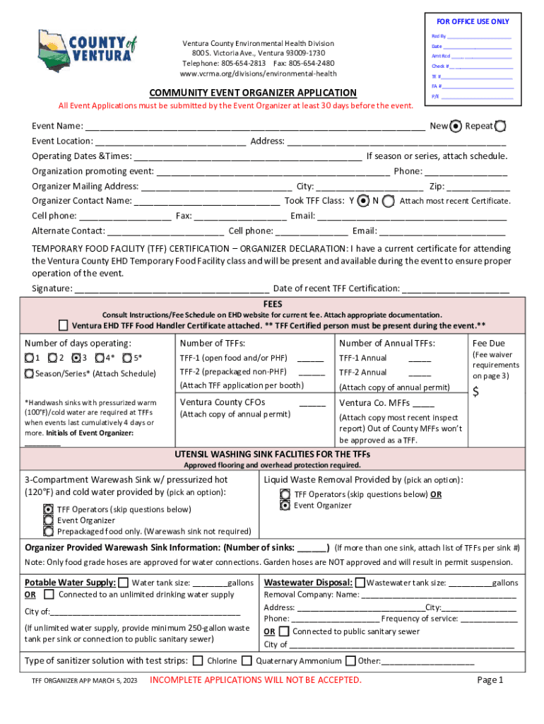 EH Public Counter Services  Form