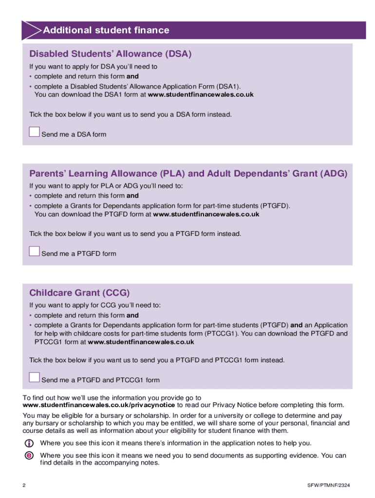 PTMN Application Form for New Part Time Students