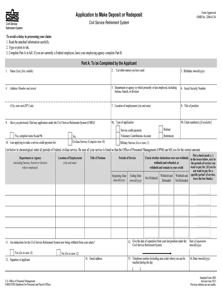 If You Are Currently a Federal Employee, Have Your Employing Agency Complete Part B  Form
