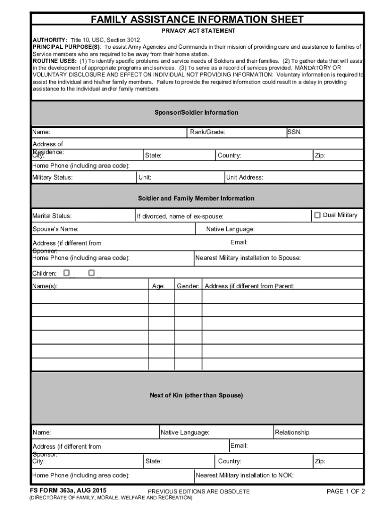 Template FORM 2 Page 1 of 2 FSForm363a PDF