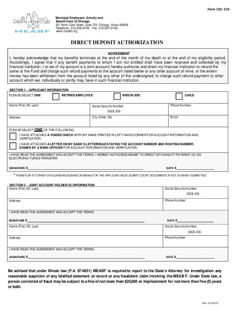 Annuitants May Choose to Have Their Monthly Payments Electronically Deposited to a Federally Insured Checking or  Form