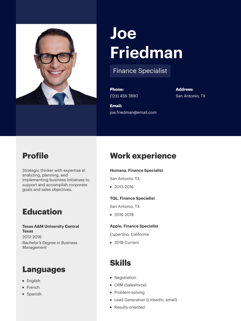 Assistant Principal Resume Template  Form