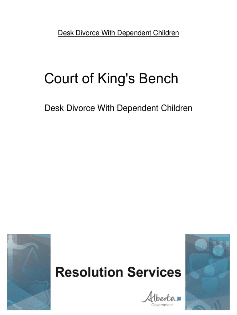  Desk Divorce with Dependent ChildrenCourt of King 2021-2024