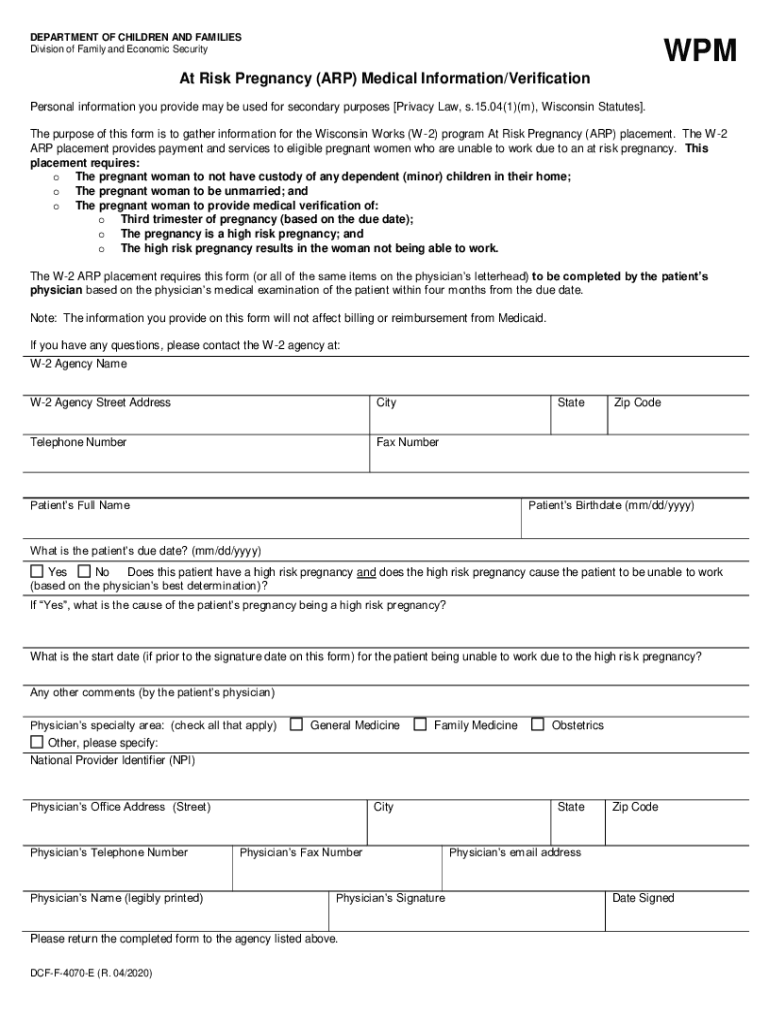 Fact Sheet Wisconsin&#039;s &amp;quot;Unborn Child Protection Act  Form