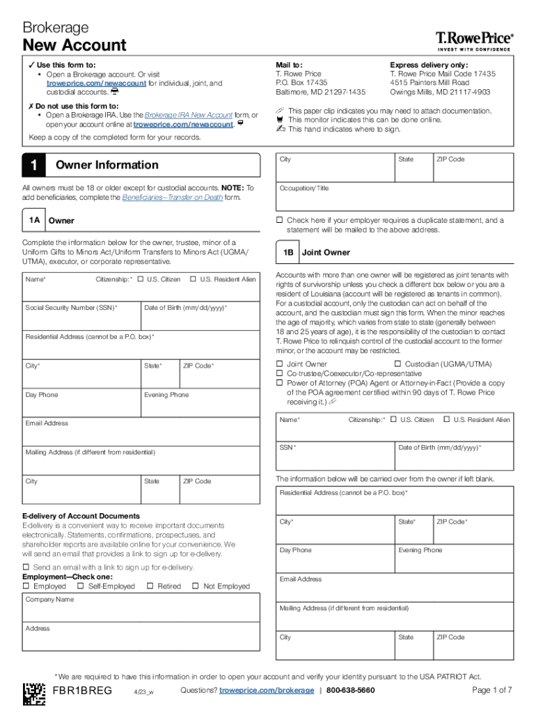  T ROWE PRICE ASSOCIATES, INC FORM CRS 2023-2024