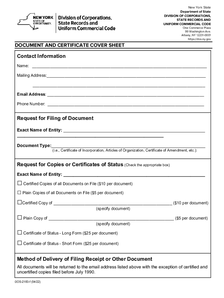 1366 F PDF New York State Department of State NY Gov  Form