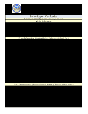 Police Report Verification Victims of Crime Program State of Nevada Voc Nv  Form