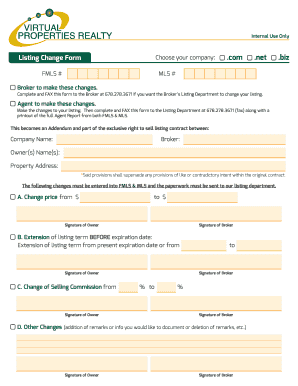 Virtual Properties Realty  Form