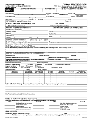 Ash Form - Fill Out and Sign Printable PDF Template | signNow