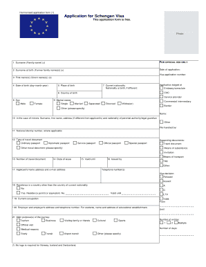 No Download Needed Spanish Visa  Form