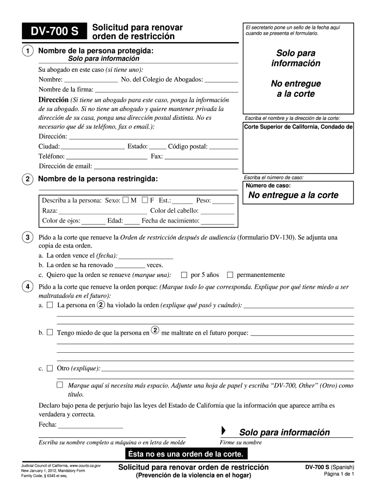 Dv700 Printable Forma