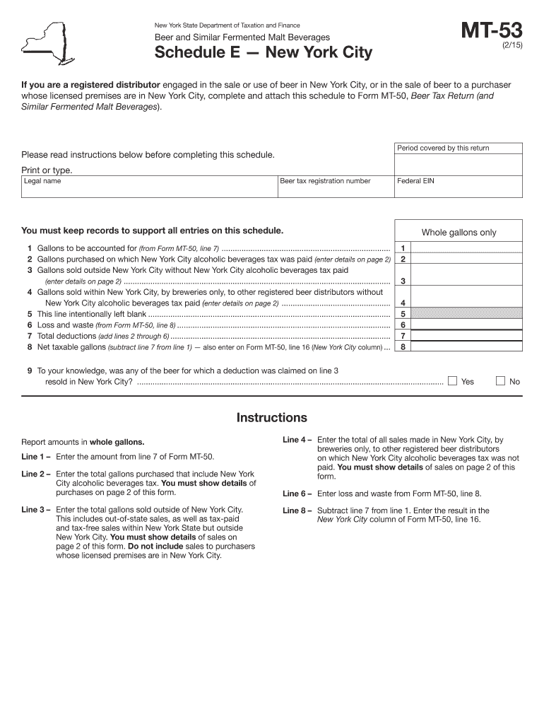Get and Sign New York Mt 2015-2022 Form
