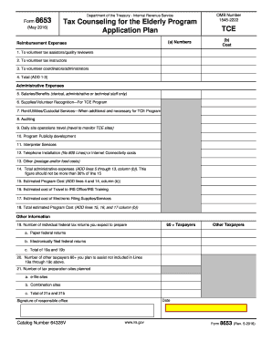 Tax Counseling for the Elderly Program Application Plan TCE Apply07 Grants  Form