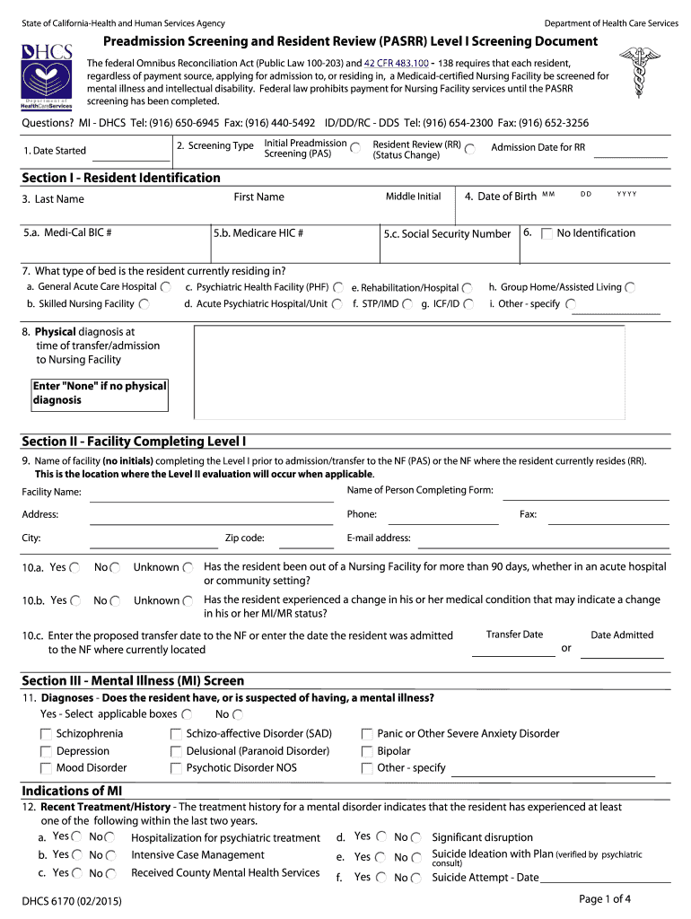 6170 Form Dhcs Ca