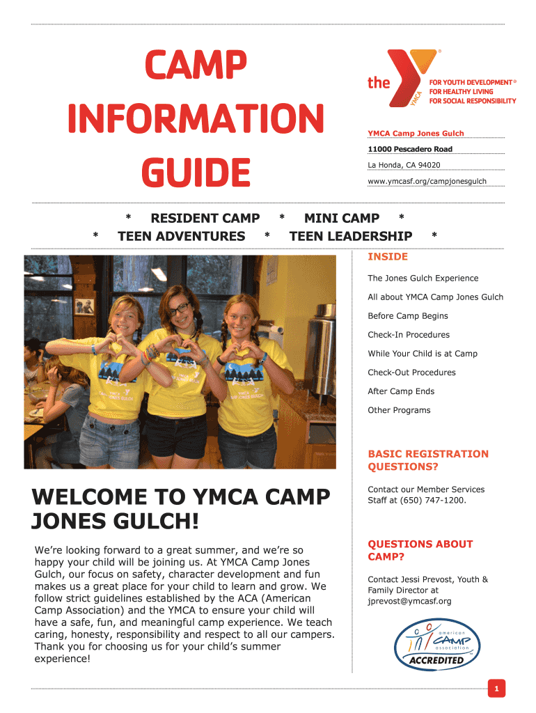 Ymca San Francusko  Form