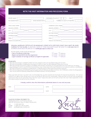 ReTie the Knot Request Form Sandals &amp; Beaches