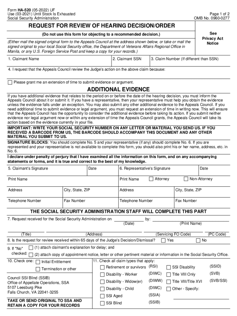  Ha 520 Form Fill Out and Sign Printable PDF Template 2022-2024