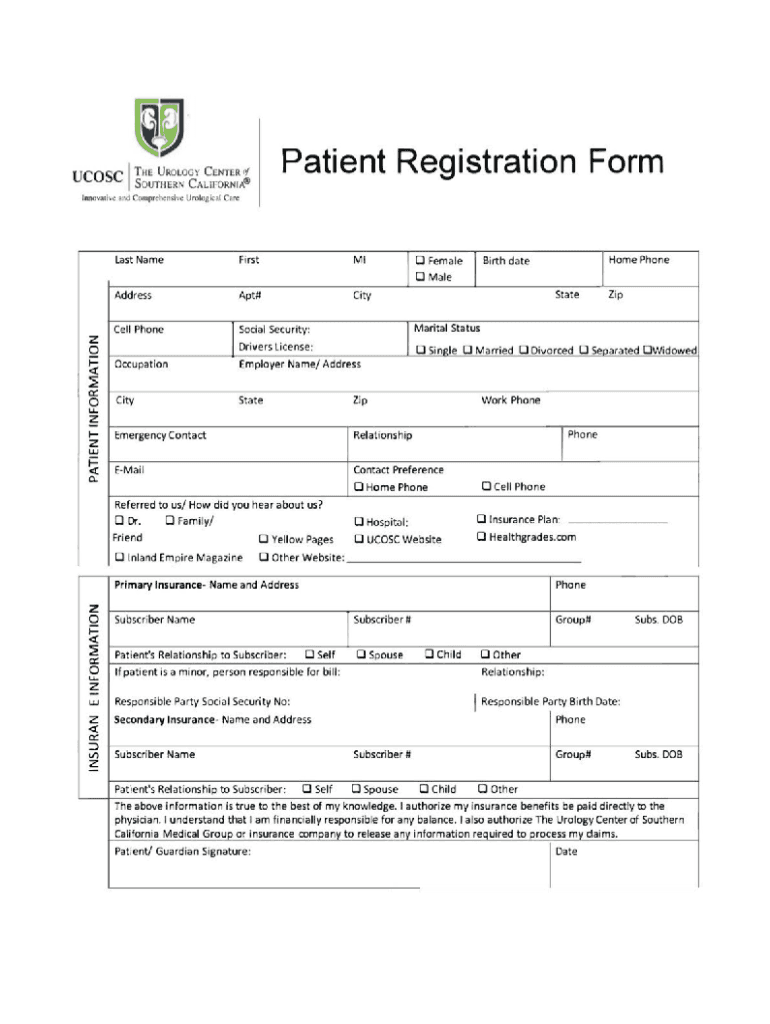 Registration Packet 4  Form