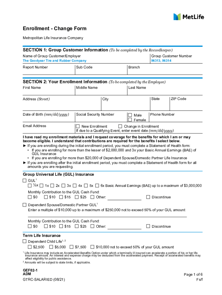 Group Customer Number  Form