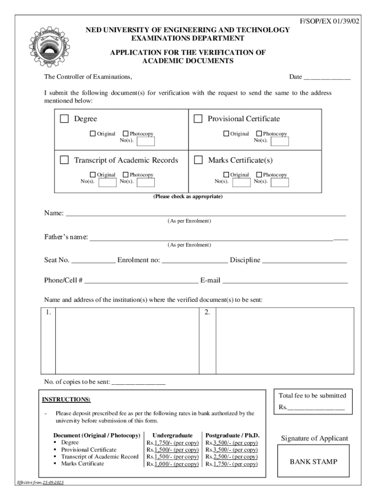 FSOPEX 013902  Form